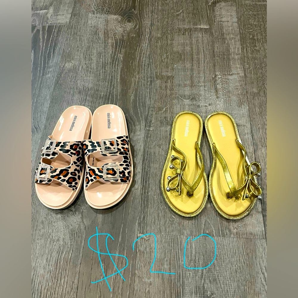 Set of 2 Mini Melissa Sandals